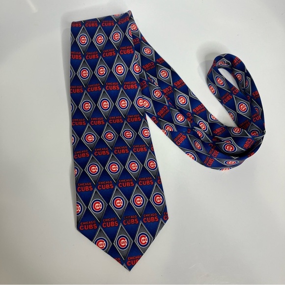 Chicago Cubs Tie by Eagle Neckwear - Picture 1 of 3